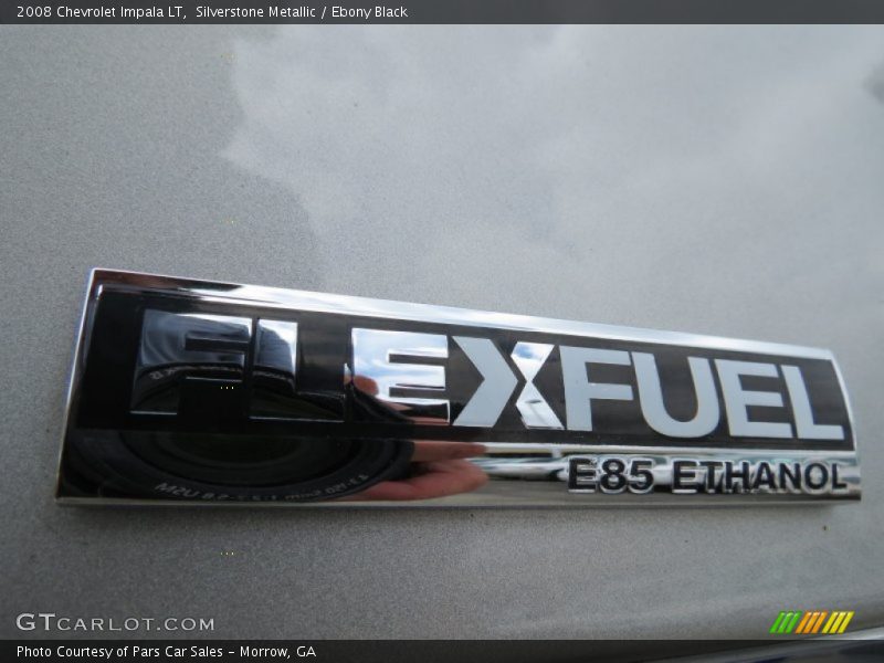 Silverstone Metallic / Ebony Black 2008 Chevrolet Impala LT