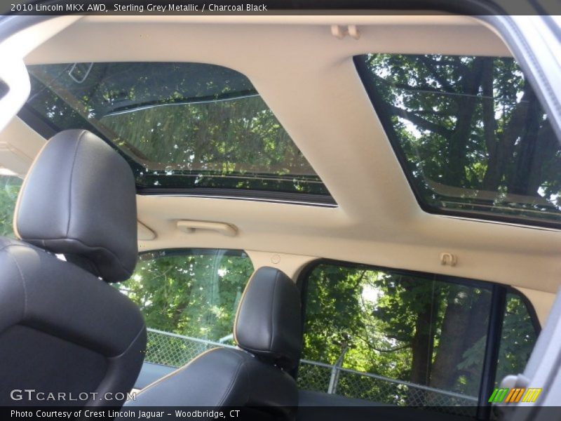 Sterling Grey Metallic / Charcoal Black 2010 Lincoln MKX AWD
