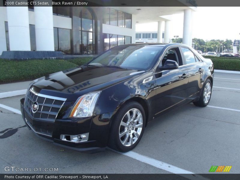 Black Raven / Ebony 2008 Cadillac CTS Sedan