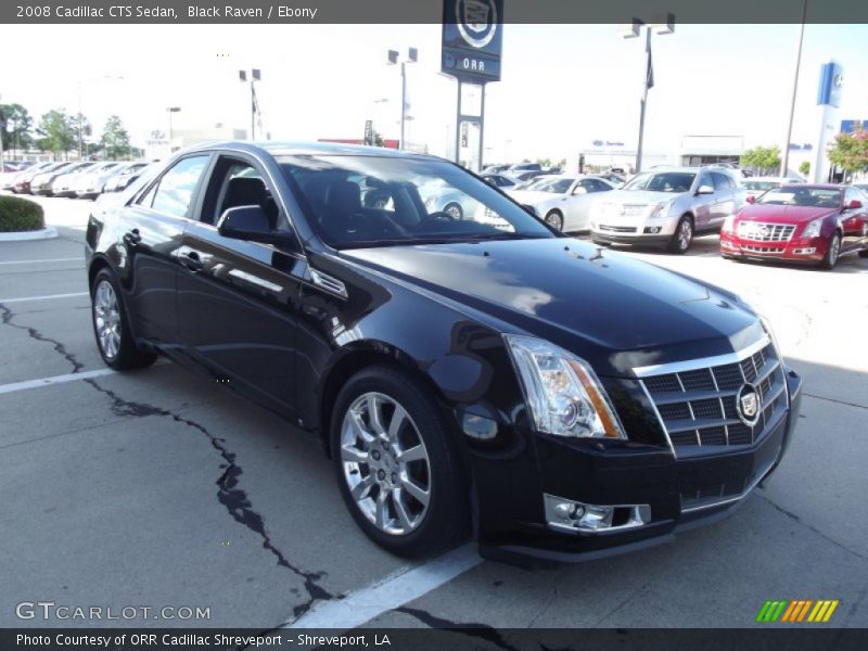 Black Raven / Ebony 2008 Cadillac CTS Sedan