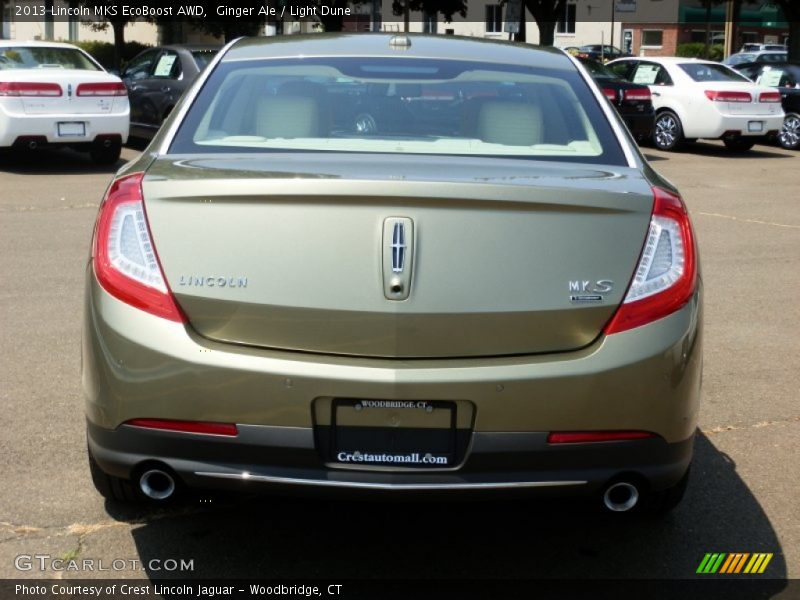 Ginger Ale / Light Dune 2013 Lincoln MKS EcoBoost AWD