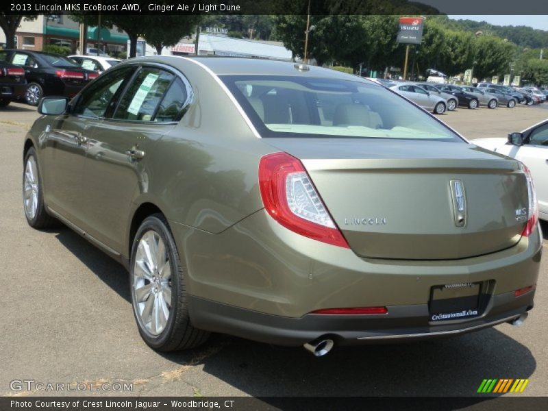 Ginger Ale / Light Dune 2013 Lincoln MKS EcoBoost AWD