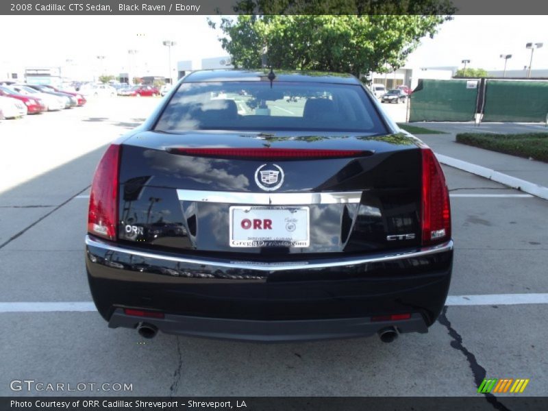 Black Raven / Ebony 2008 Cadillac CTS Sedan