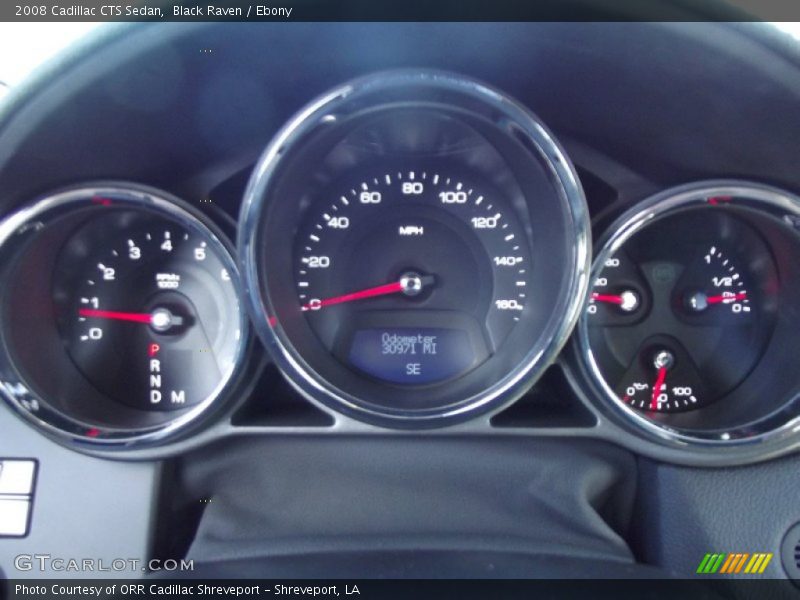 Black Raven / Ebony 2008 Cadillac CTS Sedan