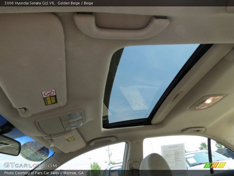 Golden Beige / Beige 2006 Hyundai Sonata GLS V6