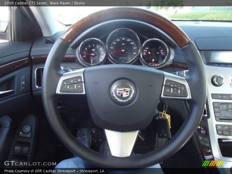 Black Raven / Ebony 2008 Cadillac CTS Sedan