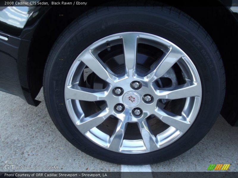 Black Raven / Ebony 2008 Cadillac CTS Sedan