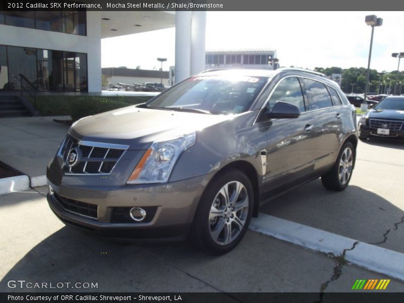 Mocha Steel Metallic / Shale/Brownstone 2012 Cadillac SRX Performance
