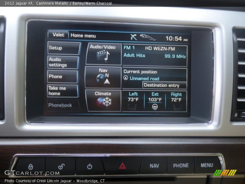 Cashmere Metallic / Barley/Warm Charcoal 2012 Jaguar XF