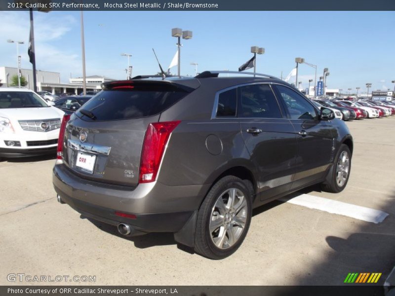 Mocha Steel Metallic / Shale/Brownstone 2012 Cadillac SRX Performance