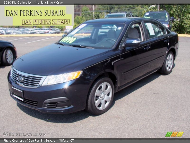 Midnight Blue / Gray 2010 Kia Optima LX