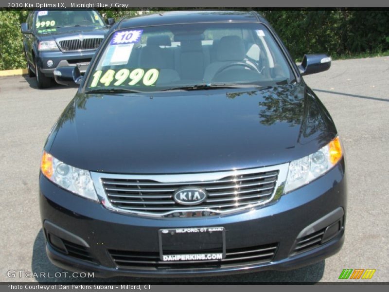 Midnight Blue / Gray 2010 Kia Optima LX