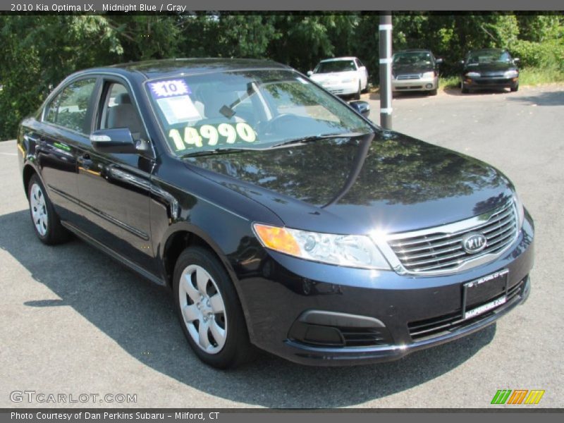 Midnight Blue / Gray 2010 Kia Optima LX