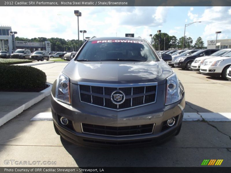Mocha Steel Metallic / Shale/Brownstone 2012 Cadillac SRX Performance