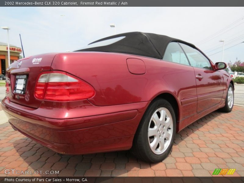Firemist Red Metallic / Ash 2002 Mercedes-Benz CLK 320 Cabriolet