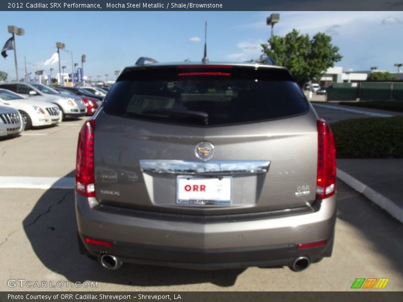 Mocha Steel Metallic / Shale/Brownstone 2012 Cadillac SRX Performance