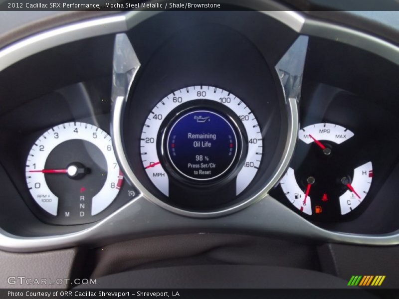 Mocha Steel Metallic / Shale/Brownstone 2012 Cadillac SRX Performance