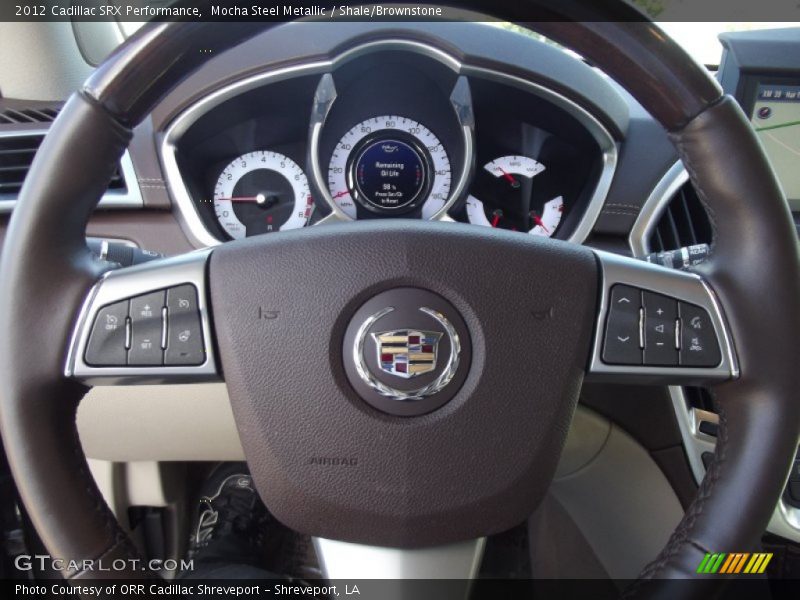 Mocha Steel Metallic / Shale/Brownstone 2012 Cadillac SRX Performance