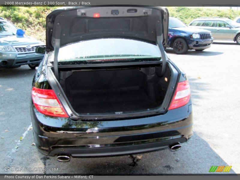 Black / Black 2008 Mercedes-Benz C 300 Sport