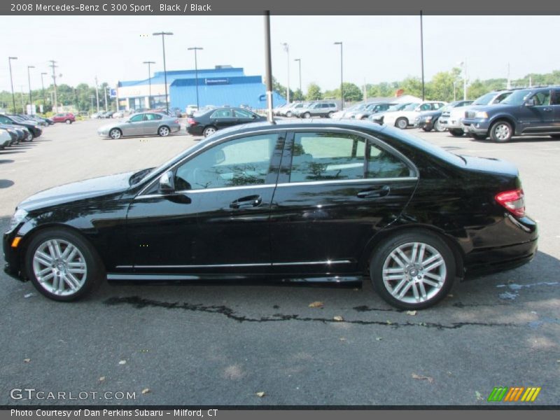 Black / Black 2008 Mercedes-Benz C 300 Sport