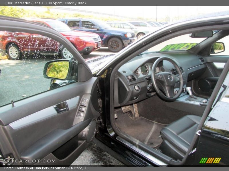 Black / Black 2008 Mercedes-Benz C 300 Sport