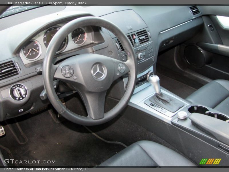 Black / Black 2008 Mercedes-Benz C 300 Sport