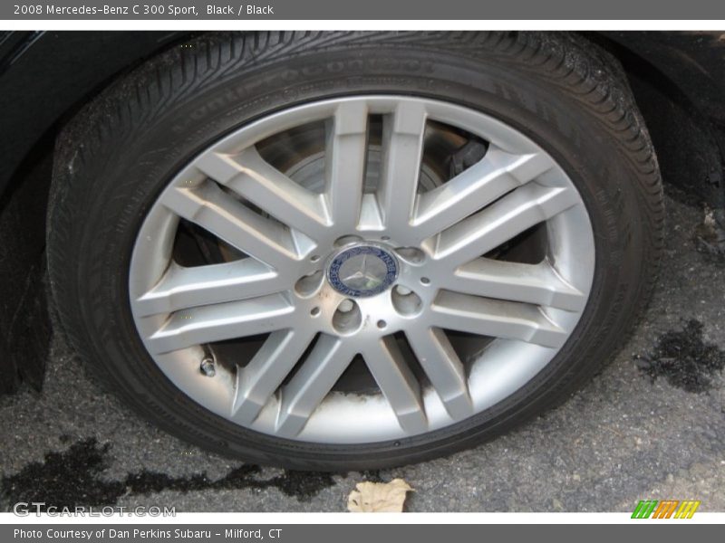 Black / Black 2008 Mercedes-Benz C 300 Sport