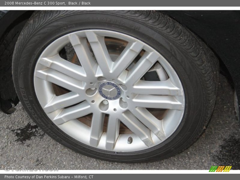 Black / Black 2008 Mercedes-Benz C 300 Sport
