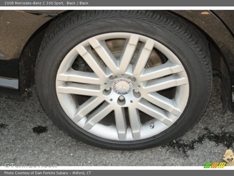 Black / Black 2008 Mercedes-Benz C 300 Sport