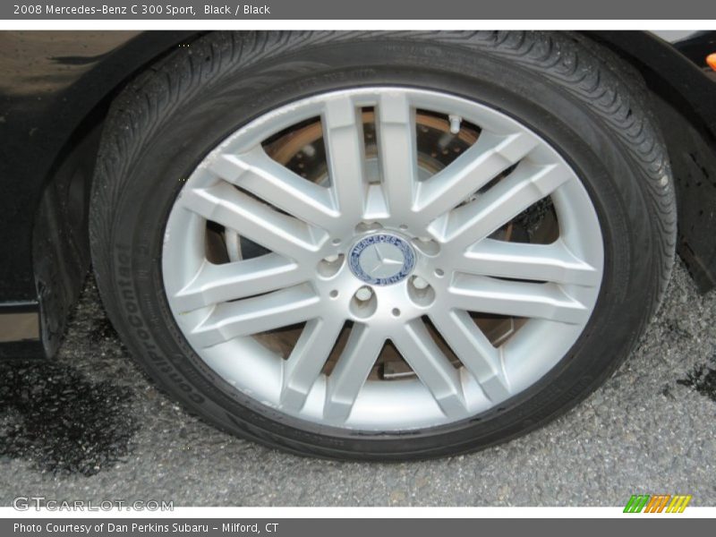 Black / Black 2008 Mercedes-Benz C 300 Sport