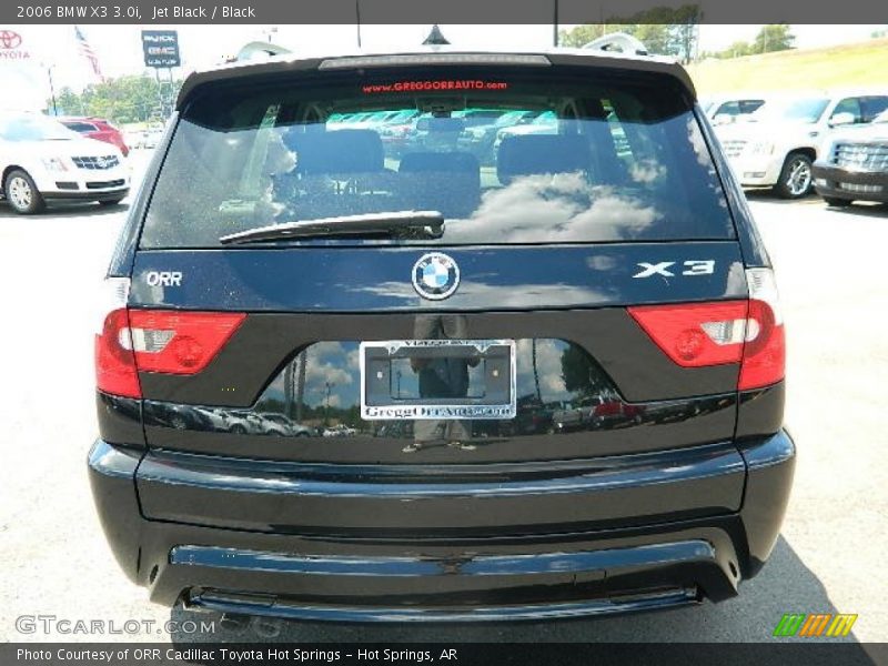 Jet Black / Black 2006 BMW X3 3.0i