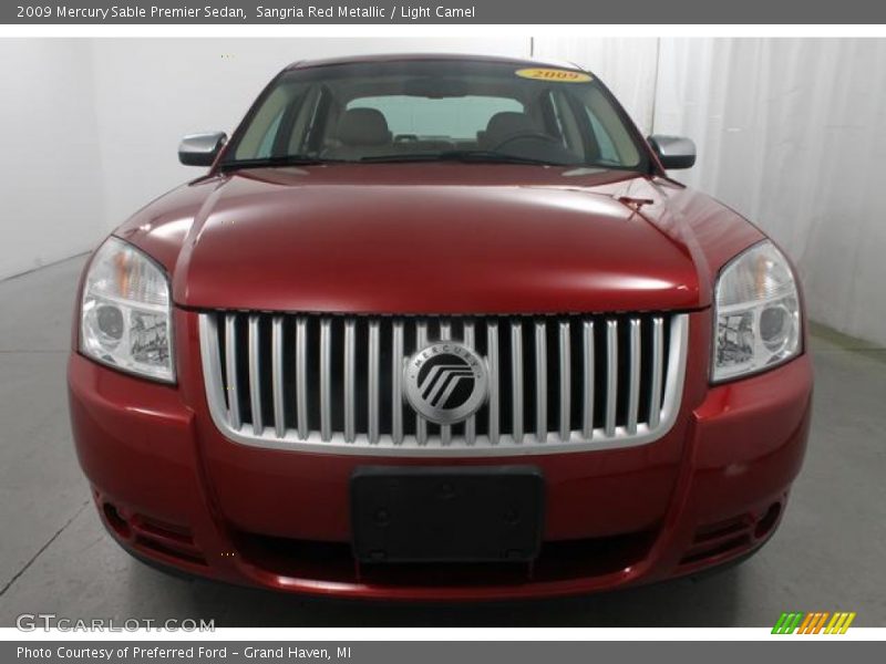 Sangria Red Metallic / Light Camel 2009 Mercury Sable Premier Sedan