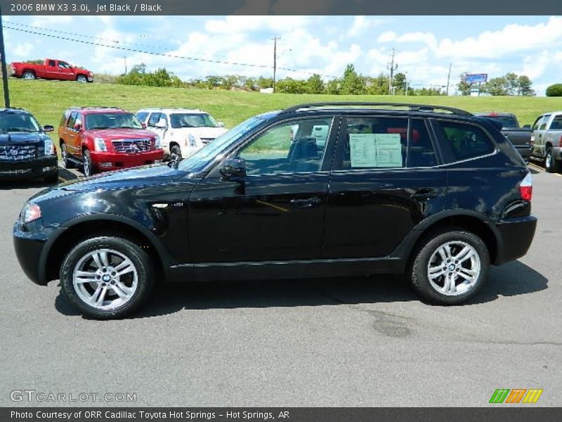 Jet Black / Black 2006 BMW X3 3.0i