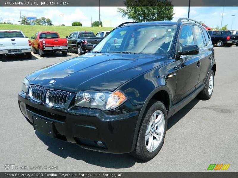 Jet Black / Black 2006 BMW X3 3.0i
