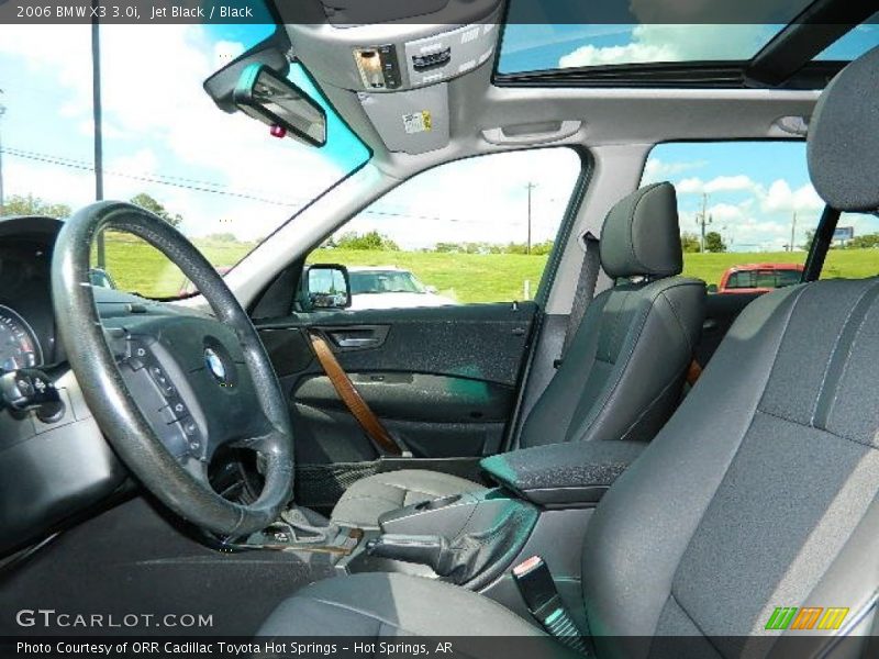 Jet Black / Black 2006 BMW X3 3.0i