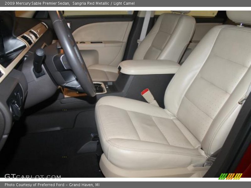 Sangria Red Metallic / Light Camel 2009 Mercury Sable Premier Sedan