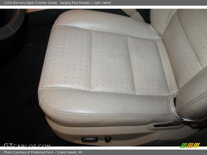 Sangria Red Metallic / Light Camel 2009 Mercury Sable Premier Sedan