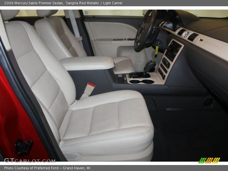 Sangria Red Metallic / Light Camel 2009 Mercury Sable Premier Sedan
