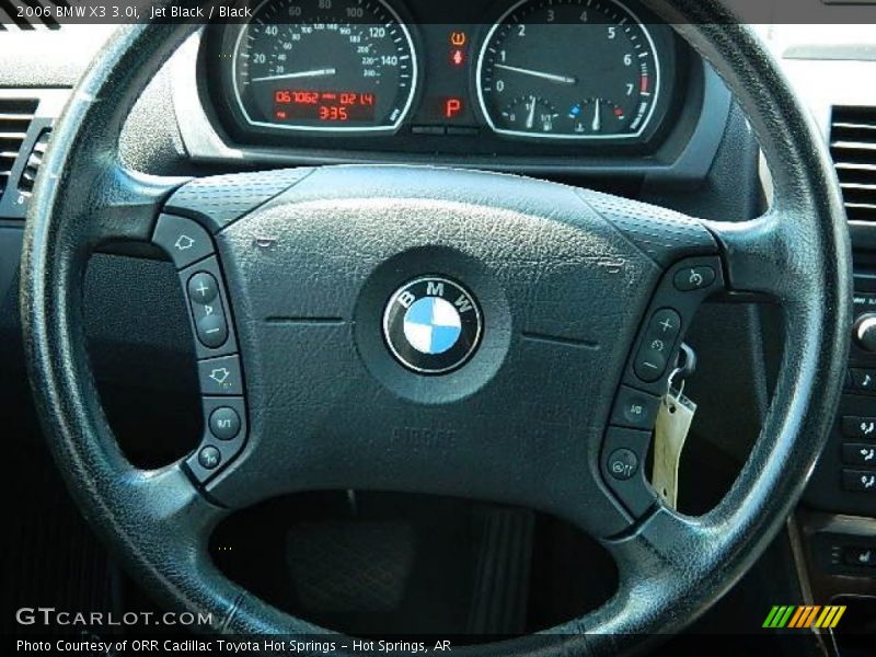 Jet Black / Black 2006 BMW X3 3.0i