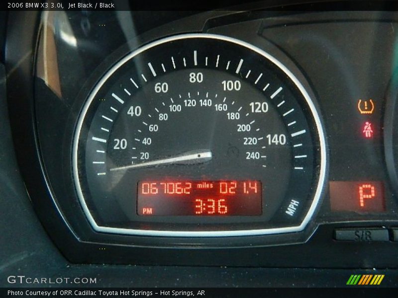 Jet Black / Black 2006 BMW X3 3.0i