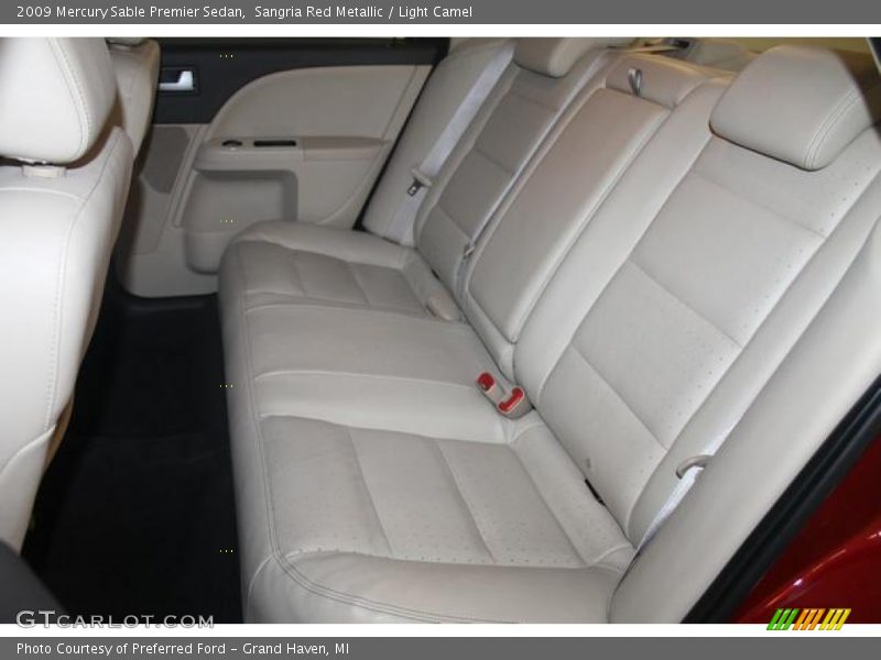 Sangria Red Metallic / Light Camel 2009 Mercury Sable Premier Sedan