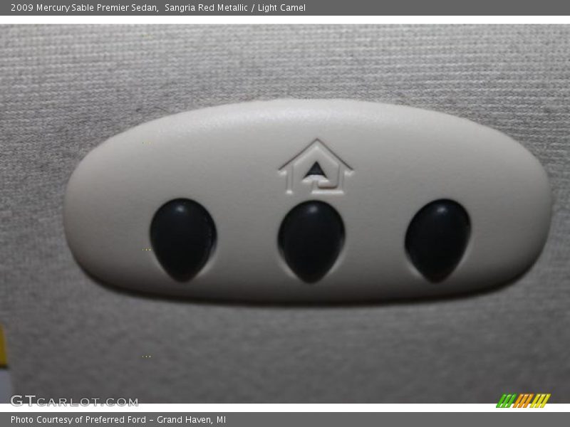 Sangria Red Metallic / Light Camel 2009 Mercury Sable Premier Sedan
