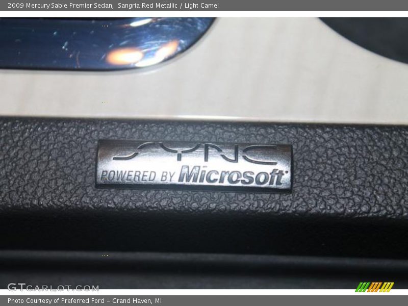 Sangria Red Metallic / Light Camel 2009 Mercury Sable Premier Sedan