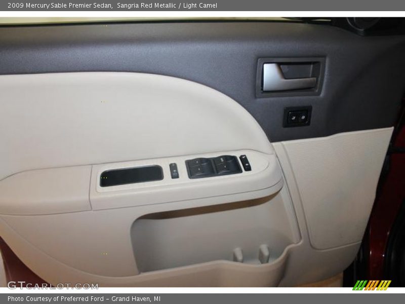 Sangria Red Metallic / Light Camel 2009 Mercury Sable Premier Sedan