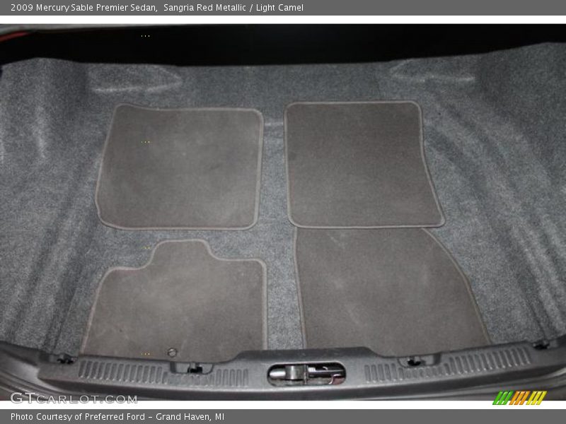 Sangria Red Metallic / Light Camel 2009 Mercury Sable Premier Sedan
