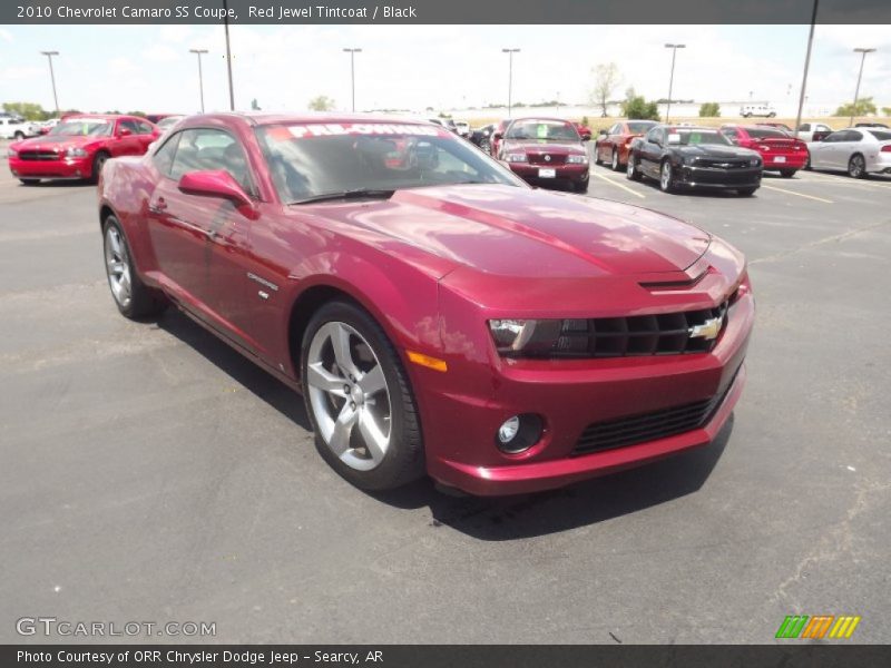 Red Jewel Tintcoat / Black 2010 Chevrolet Camaro SS Coupe