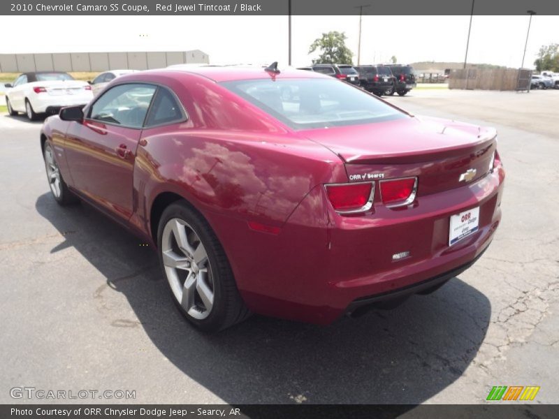 Red Jewel Tintcoat / Black 2010 Chevrolet Camaro SS Coupe