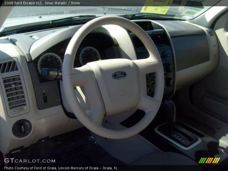 Silver Metallic / Stone 2008 Ford Escape XLS