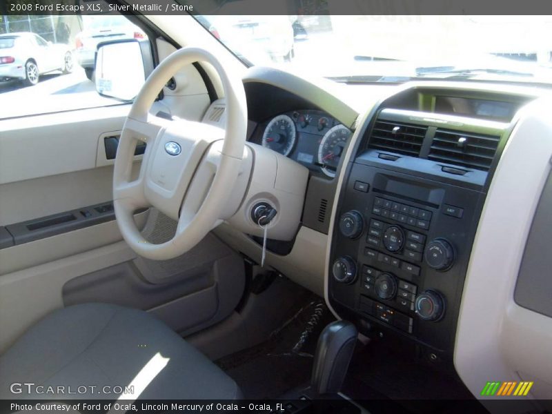 Silver Metallic / Stone 2008 Ford Escape XLS