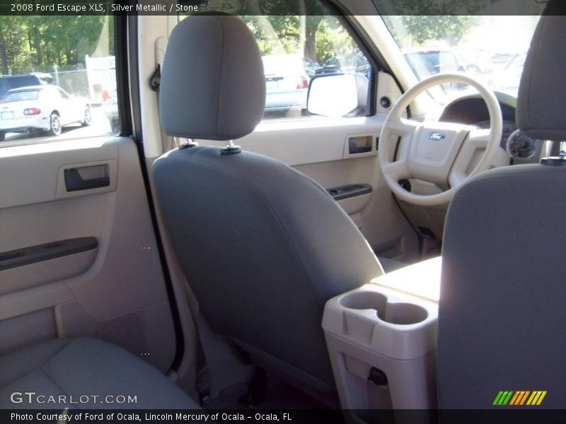 Silver Metallic / Stone 2008 Ford Escape XLS